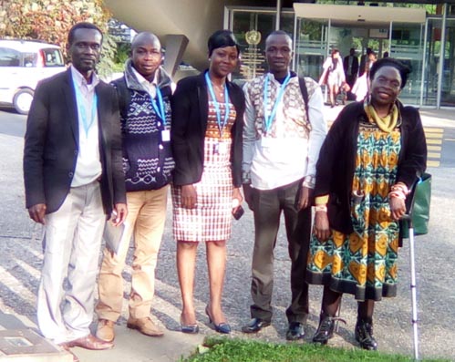 Vue des participants burkinabê encadrés par un congolais et une camerounaise